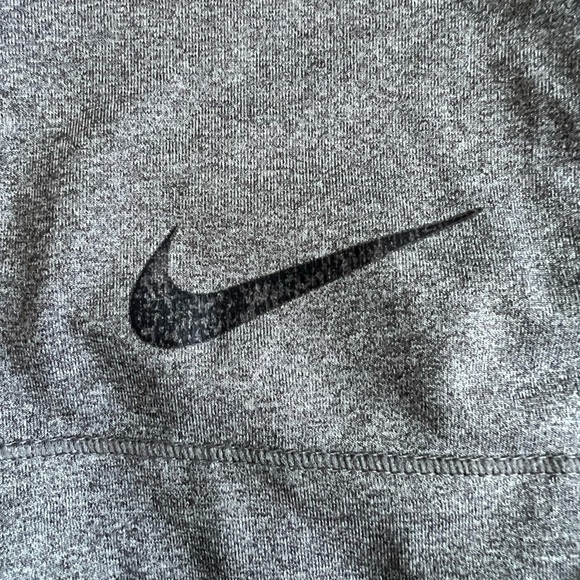 Nike Women's Gray Pro Shorts - Picture 2 of 6